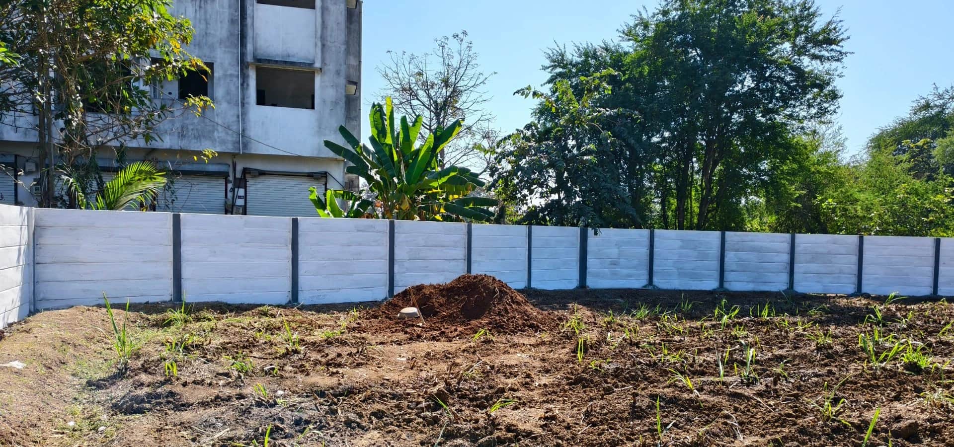 Geeta Precast Boundary Wall Site