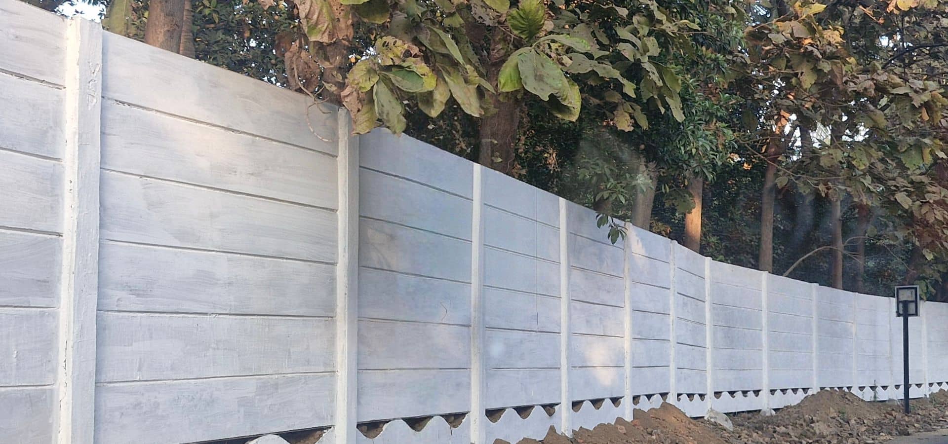 Geeta Precast Boundary Wall and Perimeter Installation